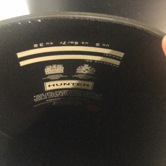 Hunter Rain Boots--matte black - Picture 6 of 11